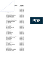 Student ID List