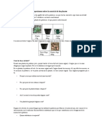 Experiment Sobre El Creixement de Les Plantes