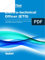 Electro Technical Officer ETO Guideline