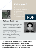 Kolonel Sugiyono. Sejarah