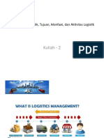 2. Pengertian, tujuan , manfaat dan Aktifitas Logistik