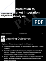 Introduction To Market Integration Analysis