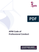 APM Code of Professional Conduct