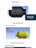 Combustion Chamber Thermo Structural Analysis