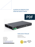 Multilink ML3000/ML3100 Ethernet Switch Series: Grid Solutions