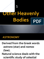 Lesson 1: Other Heavenly Bodies