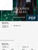 Ecuaciones Lineales: Métodos de Resolución