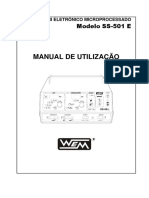 Bisturi eletrônico SS-501E manual