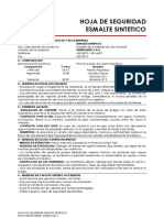 MSDS ESMALTE SINTETICO