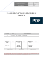 Cal-Mon-Pro-010 Procedimiento de Vaciado de Concreto