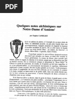 (Alchimie) AT218 - Eugène Canseliet - Quelques Notes Alchimiques Sur Notre-Dame D'amiens