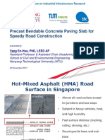 Precast Bendable Concrete Paving Slab For Speedy Road Construction