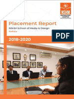 Placement Report: NSHM School of Media & Design
