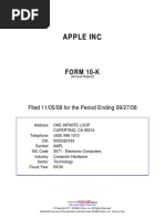 Apple Inc: FORM 10-K