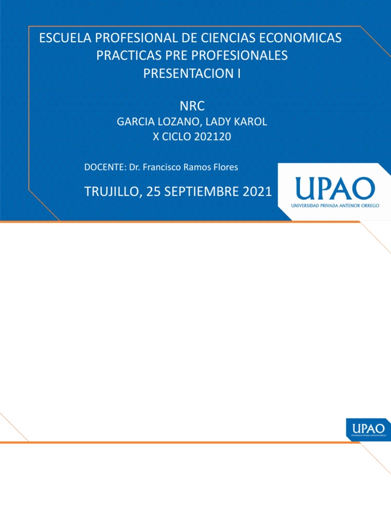 Plantilla PPT Upao | PDF