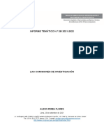 Informe Temático 28 2021-2022 Comisionesinvestigadoras