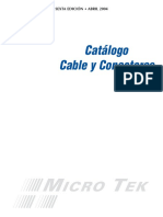 catálogo cables y conectores