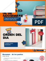 Semana 03-06 de Noviembre