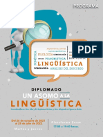 Programa - Diplomado en Lingüística