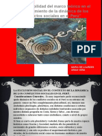 La aplicabilidad del marco teórico en el comportamiento de los conflictos sociales en el Perú