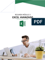 Resumen de Contenidos - Módulo 3 - Excel Avanzado - v2