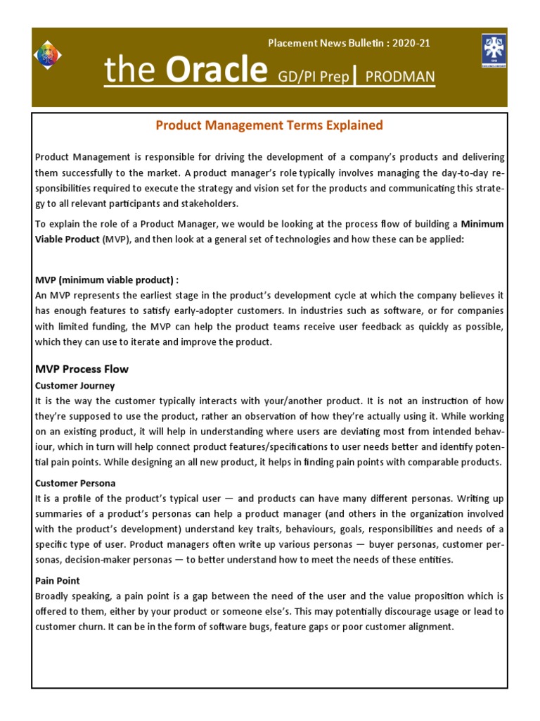 ProdMan Prep | PDF | Artificial Intelligence | Intelligence (AI ...