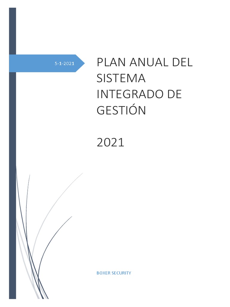 PL-SIG-003 Plan Anual SIG 2021 | PDF | Seguridad y salud ocupacional ...