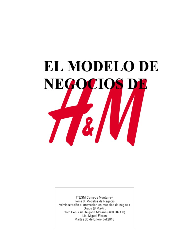 Modelo de Negocio de H&M | PDF | H&M