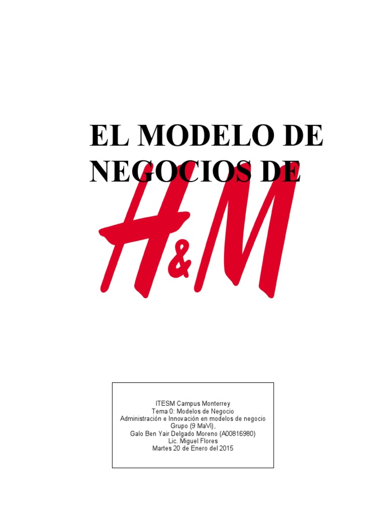 El Modelo de Negocio de H M | PDF | H&M