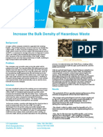 Environmental: Increase The Bulk Density of Hazardous Waste