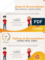 Diploma de Reconocimiento Editable (Autoguardado)