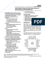 Host-Controlled Multi-Chemistry Battery Charger With System Power Selector, AC Over-Power Protection, and Programmable OVP