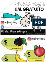 La Tiendita . Frutas y Verduras . Precios Editables