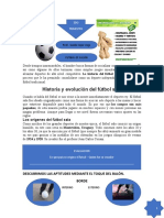 Historia y Evolución Del Fútbol Sala: 2DO Trimestre