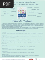 Cartaz Papos de Professor