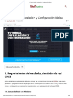 Tutorial GNS3 Instalación y Configuración Básica