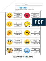 Feelings Worksheets 1