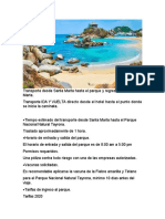 Solucion Evidencia 1 Proyecto 6 Parque Tayrona