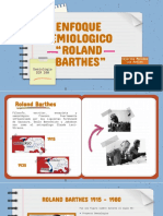 SEM200 - Enfoque Semiologico Roland Barthes