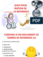 Techniques D'elaboration de Termes de References