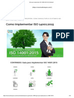 Guía para Implementar ISO 14001 - 2015 SG Ambiental