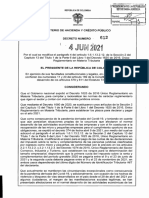 Decreto 612 Del 4 de Junio de 2021