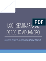 LXXIII Dcho Aduanero 2019