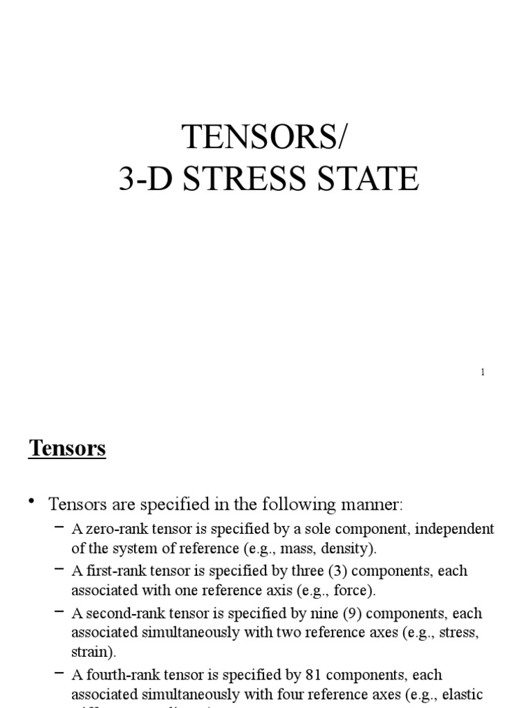Understanding Tensor Ranks and Transformations | PDF | Tensor ...