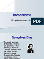 Principais autores e obras do Romantismo brasileiro