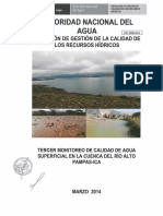 Autoridad Nacional Del: Dirección de Gestión de La Calidad de Los Recursos Hídricos
