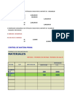 Control Materias Prima