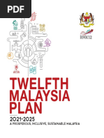 Twelfth Malaysia Plan 2021 2025 Pdf Sustainability Economic Growth