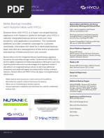 Nutanix Mine With HYCU, Invisible Backup-As-A-Service - 1631708356218001RSCd