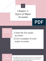 Types of Major Accounts